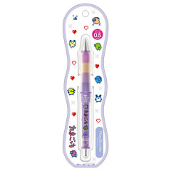 Japan Tamagotchi Dr. Grip Play Border Shaker Mechanical Pencil - Purple