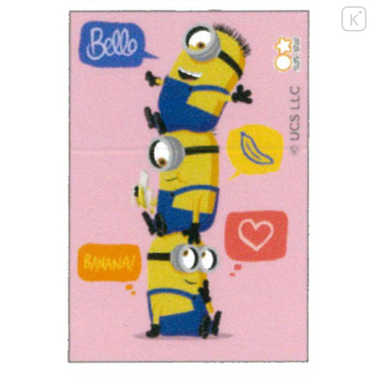 Japan Minions Dr. Grip Play Border Shaker Mechanical Pencil - Bello Banana Pink - 2