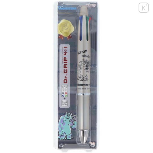 Japan Disney Dr. Grip 4+1 Multi Pen & Mechanical Pencil - Mike & Sulley - 1