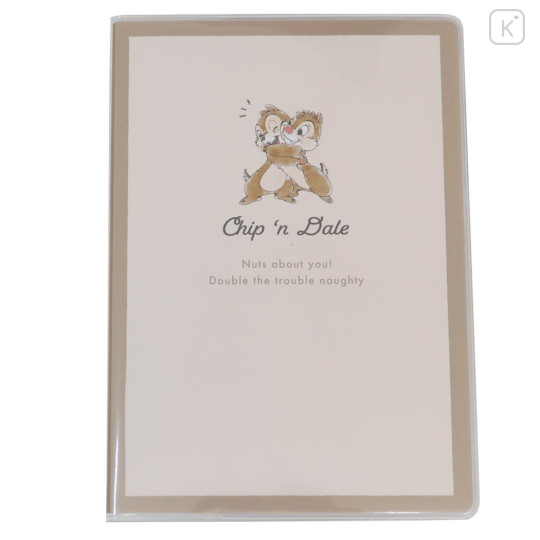 Japan Disney B6 Planner Monthly Schedule Book - Chip & Dale / Nuts About You 2025 - 1