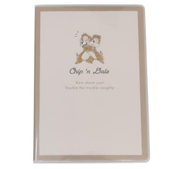 Japan Disney B6 Planner Monthly Schedule Book - Chip & Dale / Nuts About You 2025