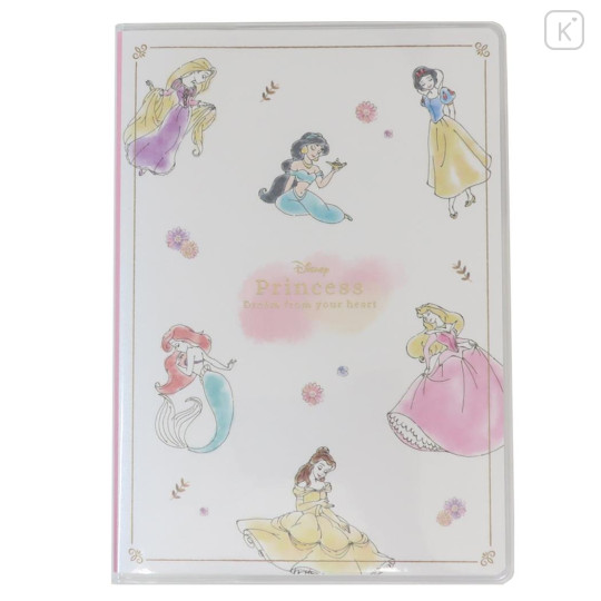 Japan Disney B6 Planner Monthly Schedule Book - Disney Princess / White 2025 - 1