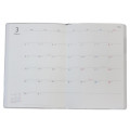 Japan Disney B6 Planner Monthly Schedule Book - Disney Princess / White 2025 - 3