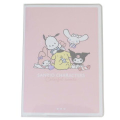 Japan Sanrio B6 Planner Monthly Schedule Book - Characters / Reading Pink 2025