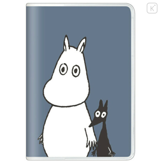 Japan Moomin B6 Planner Monthly Schedule Book - Hattifatteners & Moomintroll / Navy 2025 - 1