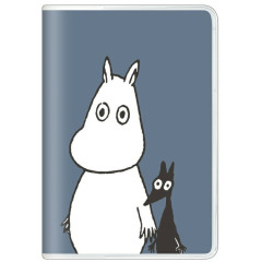 Japan Moomin B6 Planner Monthly Schedule Book - Hattifatteners & Moomintroll / Navy 2025