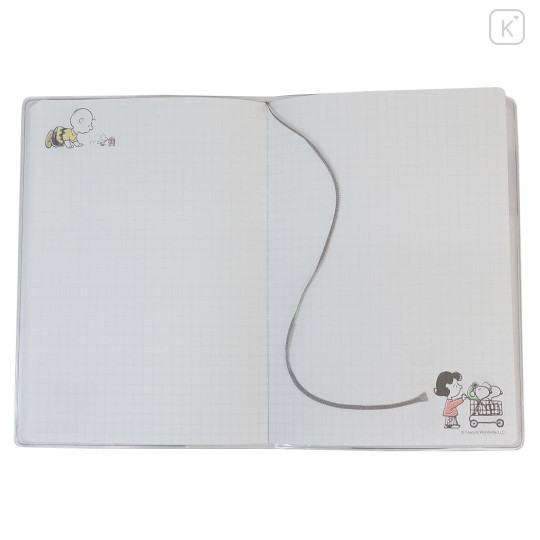 Japan Peanuts B6 Planner Monthly Schedule Book - Snoopy / Brothers White 2025 - 7