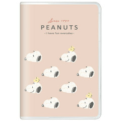 Japan Peanuts B6 Planner Monthly Schedule Book - Snoopy / Light Orange 2025