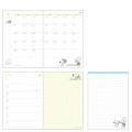 Japan Peanuts B6 Planner Weekly Schedule Book - Snoopy / Slider Pocket Climb Tree 2025 - 3