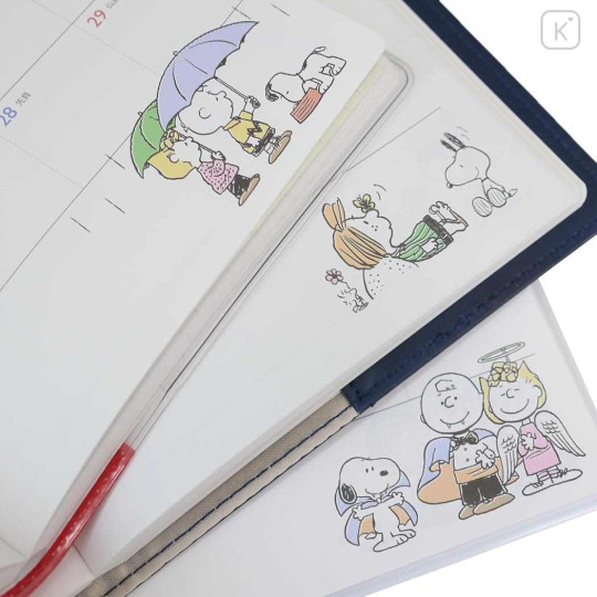 Japan Peanuts B6 Planner Weekly Schedule Book - Snoopy / Slider Pocket Climb Tree 2025 - 5