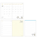 Japan Peanuts B6 Planner Weekly Schedule Book - Snoopy / 2025 - 3