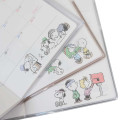 Japan Peanuts A6 Planner Monthly Schedule Book - Snoopy / Ghost 2025 - 4