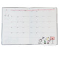 Japan Peanuts A6 Planner Monthly Schedule Book - Snoopy / Ghost 2025 - 7