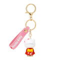 Japan Sanrio Rubber 3D Keychain - Hello Kitty / Wafuku - 2