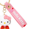 Japan Sanrio Rubber 3D Keychain - Hello Kitty / Wafuku - 5