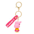 Japan Sanrio Rubber 3D Keychain - My Melody / Wafuku - 2