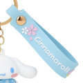 Japan Sanrio Rubber 3D Keychain - Cinnamoroll / Wafuku - 5