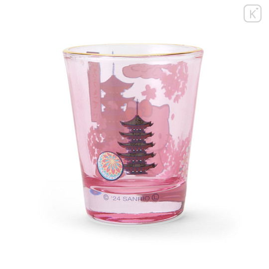 Japan Sanrio Shot Glass - Hello Kitty : Cherry Blossom - 2