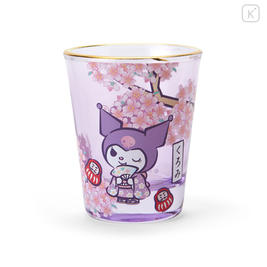 Japan Sanrio Shot Glass - Kuromi : Cherry Blossom - 1