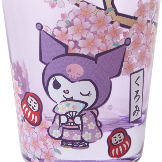 Japan Sanrio Shot Glass - Kuromi : Cherry Blossom - 3