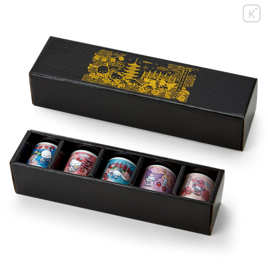 Japan Sanrio Ceramic Sake Cup Set - Cherry Blossom - 1