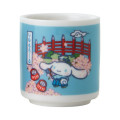 Japan Sanrio Ceramic Sake Cup 5pcs - Cherry Blossom - 4