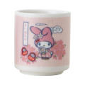 Japan Sanrio Ceramic Sake Cup 5pcs - Cherry Blossom - 6