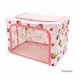 Japan Mofusand Foldable Storage Case (L) - Cat / Strawberry Nyan