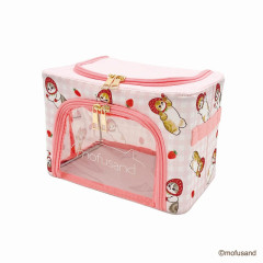 Japan Mofusand Foldable Storage Case (S) - Cat / Strawberry Nyan