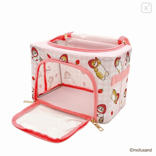 Japan Mofusand Foldable Storage Case (S) - Cat / Strawberry Nyan - 8