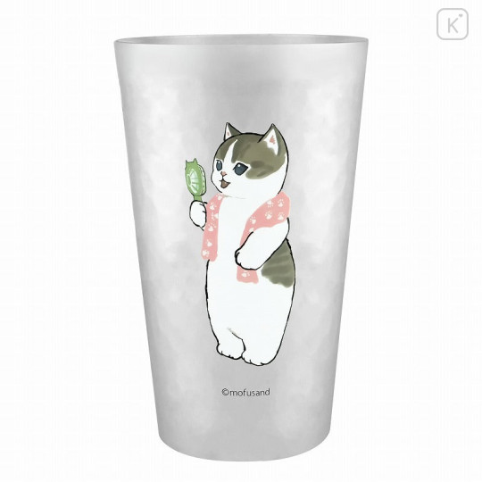 Japan Mofusand Aluminum Tumbler - Cat / Fan Nyan - 1