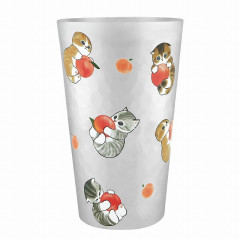 Japan Mofusand Aluminum Tumbler - Fruit Cat / Peach Nyan