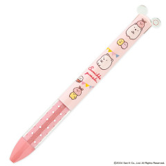 Japan San-X Two Color Mimi Pen - Sumikko Gurashi : Shirokuma & Furoshiki