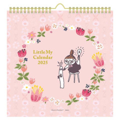 Japan Moomin Wall Calendar (M) - Little My / Pink 2025