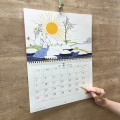 Japan Moomin Wall Calendar (L) - Characters / Drawing 2025 - 4