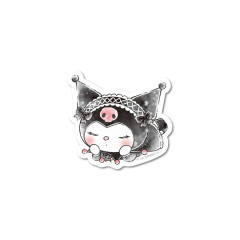 Japan Sanrio Vinyl Sticker - Kuromi / Dreamig