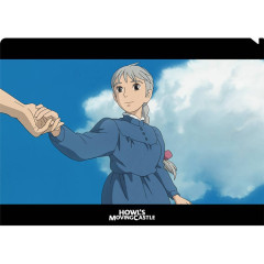 Japan Ghibli A4 Clear File Folder - Howl's Moving Castle / Movie Scene Sophie