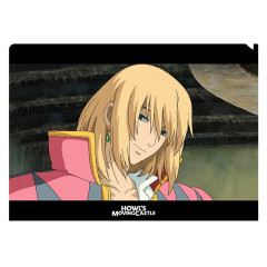 Japan Ghibli A4 Clear File Folder - Howl's Moving Castle / Movie Scene Howl