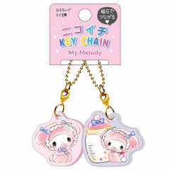 Japan Sanrio × Obakenu Acrylic Keychain Connecting Set - My Melody / Baby