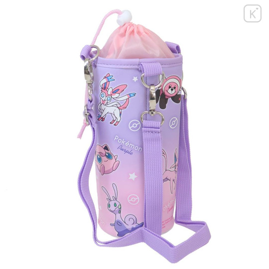 Japan Pokemon Plastic Bottle Holder - Characters / Gradient Purple & Pink - 2