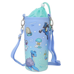 Japan Pokemon Plastic Bottle Holder - Characters / Gradient Blue