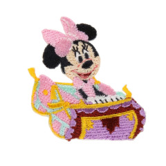 Japan Tokyo Disney Resort Sticker For Cloth Surface & Iron Patch - Minnie Mouse / Flying Mat