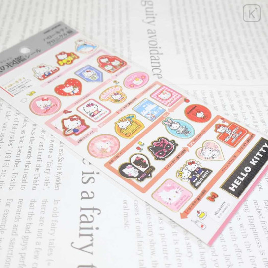 Japan Sanrio Picture Book Sticker - Hello Kitty : 50th Anniversary - 2
