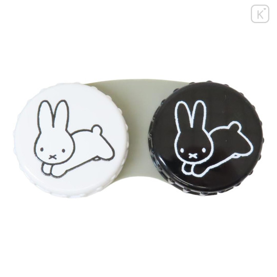 Japan Miffy Contact Lens Case - Black & White - 1