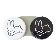 Japan Miffy Contact Lens Case - Black & White