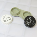 Japan Miffy Contact Lens Case - Black & White - 3