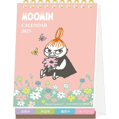 Japan Moomin Desk Calendar - Little My / Friends 2025