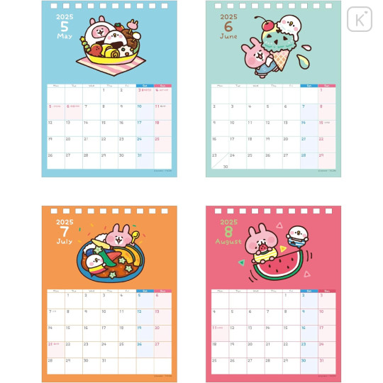 Japan Kanahei Desk Calendar - Piske & Usagi / 2025 - 3