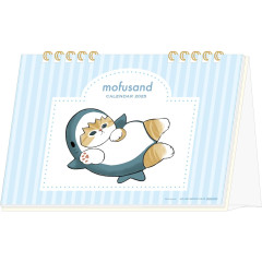 Japan Mofusand Desk Calendar - Cat Shark Nyan / 2025