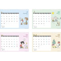 Japan Peanuts Desk Calendar - Snoopy : Colorful 2025 - 4